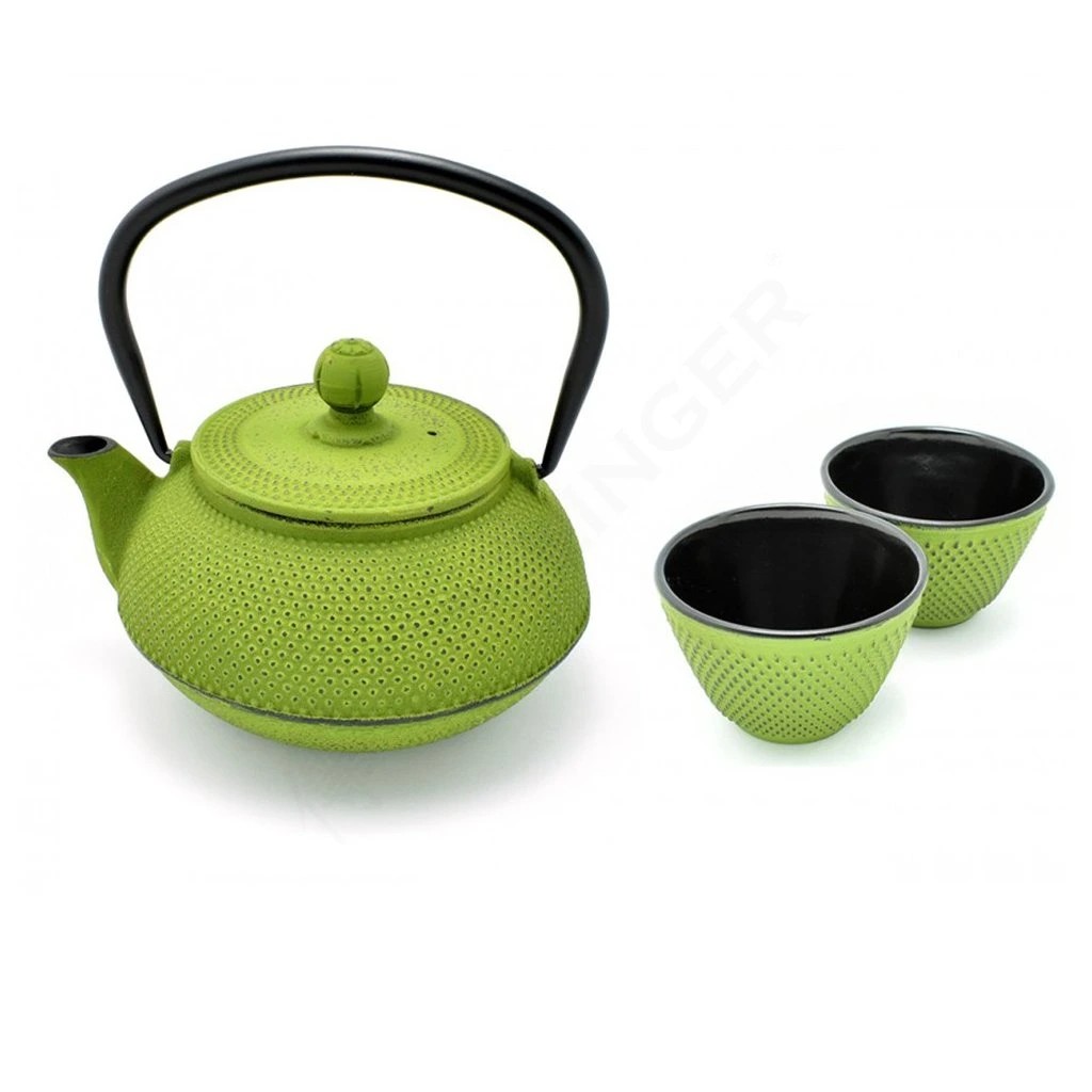 foto �ajov� litinov� konvi�ka Arare Green na �aj + ��lky